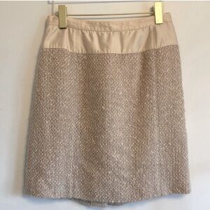 Louis Vuitton Wool Blend Pencil Skirt